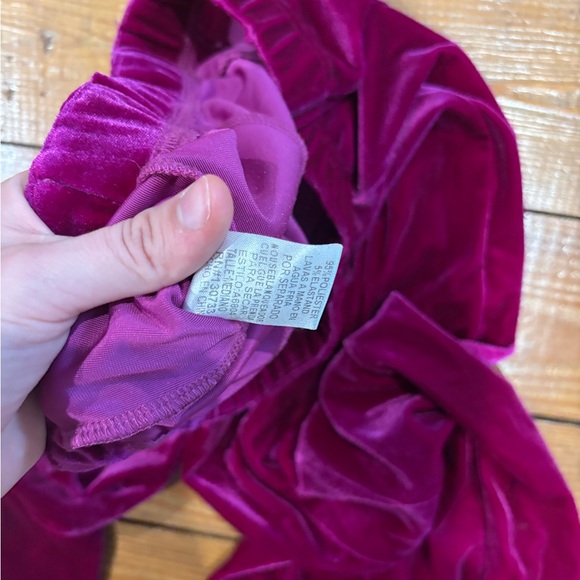 (711)+PINK VELVET PANTS+ - Picture 7 of 8